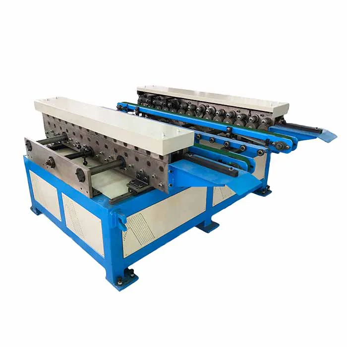 Duplex duct tdf flange forming machine